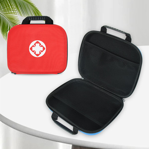 Trousse médicale d'urgence EVA 25x20x7.5cm, sac de premiers secours portable, options de couleurs rouge, noir, bleu - Product Image 1