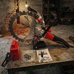 Sega Circolare Serian ad Alta Potenza Senza Polvere, Macchina per Taglio Muri, Motore Portatile, Apriporta e Finestre, Garanzia 1 Anno - Product Image 1