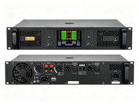 Amplificateur de puissance professionnel AD410 à 2 canaux 1000W*4, amplificateur PA à montage en rack avec écran LCD pour système sonore de scène, karaoké, bar