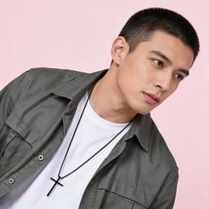 Collar de Acero Inoxidable Pulido Simple de Varios Tamaños, Collar Cristiano con Cruz de Jesús para Mujer, Negro, para Hombre - Product Image 2