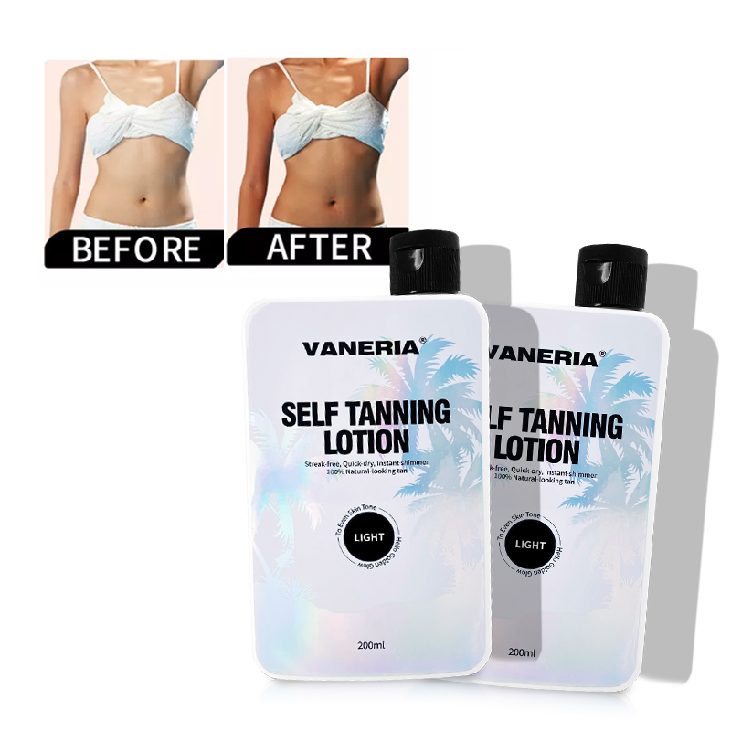 Лосьон для загара Vaneria, фирменная торговая марка, органические домашние лосьоны для самозагара для всех типов кожи