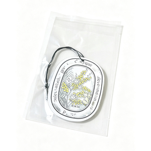 Désodorisant et parfum pour voiture en papier naturel parfumé 7x7cm, décoration suspendue pour auto, accessoire d'intérieur tendance - Product Image 4