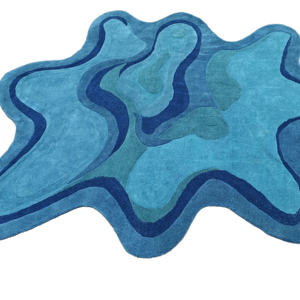 Friendly Hand Tufted Flat <b>Weave</b> High Pile Soft Modern Rugs Elegant Carpet for Home Pet Friendly Hotel Bedroom Lobby Living Room - Product Image 1