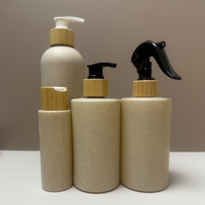 Envase Cosmético Ecológico y Biodegradable de Paja de Trigo de 30 ml, 100 ml y 300 ml, Botella de Crema de Plástico para Envasado - Product Image 3