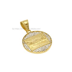 Collier pendentif tendance de marque hip-hop européenne et américaine, style Dîner de Gala - Product Image 2