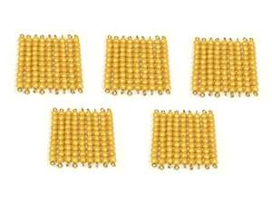 Giocattoli Educativi in Legno Montessori, Materiale Matematico Cubo Dorato per Bambini - Product Image 6