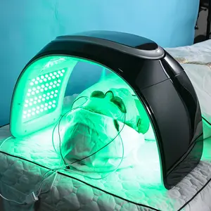 การบําบัดด้วยแสง LED 7 สีไอน้ําเย็น LED Mask เครื่องมือดูแลผิวเครื่องมือ PDT Treatment เครื่องความงามบนใบหน้าสําหรับใบหน้าและคอ