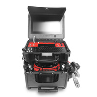 Système de caméra d'inspection de canalisations 2-en-1, tête orientable/inclinable 50m 7mm 33mm + câble 20m 5mm, Endoscope IP68 pour égouts et drains