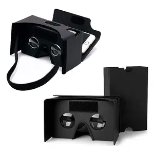 Karton 3d Virtual Reality Headset Brille Diy Vr Papier Pappe Objektiv Box Mit 3-6 Zoll Bildschirm