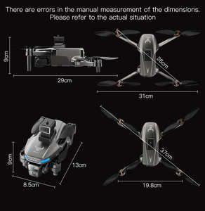 Mini Dron SG901MAX con Pantalla 8K, FPV, Cámara Dual, Control Remoto, Evitación Inteligente de Obstáculos, GPS de Alta Definición, Motor sin Escobillas - Product Image 6