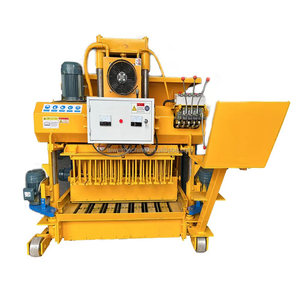 Máquina de bloques de hormigón móvil <span class=keywords><strong>QTM</strong></span> 6-25 eléctrica, 6 piezas, bloques de 8 pulgadas a la vez, con alta capacidad - Product Image 1