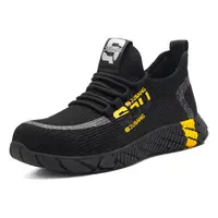 Hot Selling Industriële Beschermende Mode Ademend Werk Boot Casual Trainers Stalen Neus Sneaker Veiligheid Schoenen Voor Mannen