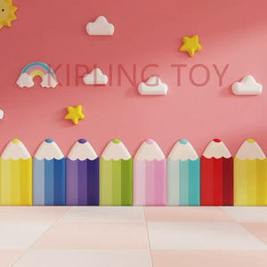 クレヨンデザイン壁パネル壁パディング子供用壁紙幼稚園 - Product Image 4