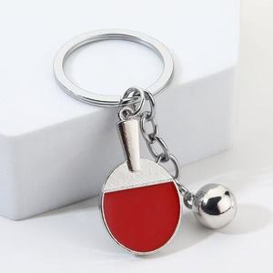 Elite Sports Combo 4-en-1 Cartoon Metal Llaveros Golf/Tenis/<span class=keywords><strong>Ping</strong></span> Pong/Badminton Llavero Set - Product Image 4