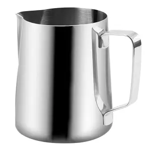 600ml cà phê phụ kiện thép không gỉ sữa bọt Pitcher với xử lý