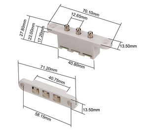 Erişim kontrol sistemi için <span class=keywords><strong>3</strong></span> Pins kapı kablosu kapı döngü itici kişileri - Product Image 4