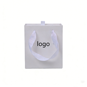 Factory Direct Customizable White Jewelry Packaging Set With Drawer <b>Box</b> <b>Gift</b> Bag Elegant Ideal for Necklace Bracelet Packaging - Product Image 1