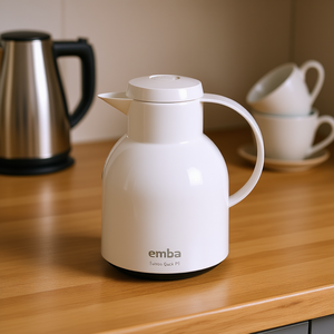 Bouteille isotherme Emsa Samba Quick P1l blanche, lot de 2, pour le stockage - Product Image 3