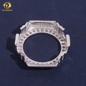 Design Offre Spéciale Tendance GA2100 Montres Cas 925 Argent Moissanite Pass Diamant Test Buss Down <span class=keywords><strong>Montre</strong></span> Lunette - Product Image 3