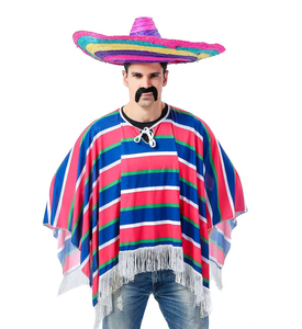 Venta al por Mayor de Capas Mexicanas de Cachemira Tejida y Colorida, Suaves y Unisex, con Descuento - Product Image 6