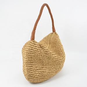 Artesanía Vintage mujer <span class=keywords><strong>Ibiza</strong></span> bolso de alta calidad verano rafia playa bolsa cremallera moda algodón señora hombro compras - Product Image 2