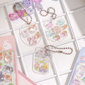 Tem nhãn dán nổi 3D phong cách Nhật Bản hình động vật, chất liệu giấy & bìa cứng, đồ thủ công in ấn giáo dục trẻ em - Product Image 4