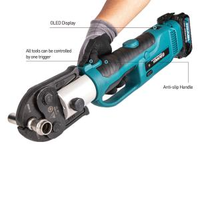 Outil de sertissage de tuyaux multicouches en cuivre PEX à piles ZUPPER PZ-1550 avec mâchoires séparées en option