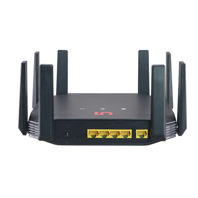 High Speed WiFi6 1800M Wireless Factory Bulk Price Router Network Amplifier with 8 Antennas Coverage WiFi 6 5G Routers 100% Test