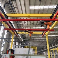 Rail en aluminium flexible KBK pour grue, déplacement manuel facile pour la manipulation rapide des pièces sur poste de montage, levage et manutention de matériaux