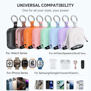 Cargador Portátil <span class=keywords><strong>de</strong></span> 10000mAh con Llavero, Cable USB-C Integrado, Carga Rápida para iOS, Android, Relojes Inteligentes, Uso en Viajes - Product Image 2
