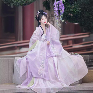 ชุด Hanfu สไตล์จีนยอดนิยมสำหรับนางฟ้าชุดจีนดั้งเดิมสำหรับฤดูร้อนและฤดูใบไม้ร่วง - Product Image 4