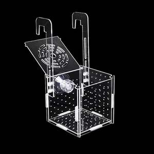Caja acrílica de cría de peces, caja de aislamiento de cría de acuario para pecera, incubadora de incubadora para camarones, Guppy, pez payaso, peces pequeños - Product Image 1