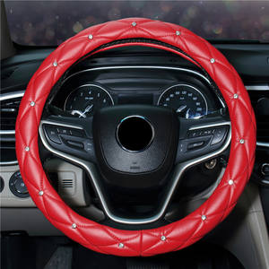 Cubierta de volante de coche para niña <span class=keywords><strong>y</strong></span> mujer, nuevo estilo, ostentoso Diamante, para VW Golf <span class=keywords><strong>y</strong></span> Ford Bronco - Product Image 6