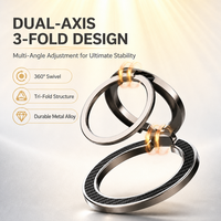 Fournisseur en gros d'accessoires pour téléphones : Support magnétique pliable pour smartphone avec anneau de maintien et support de doigt