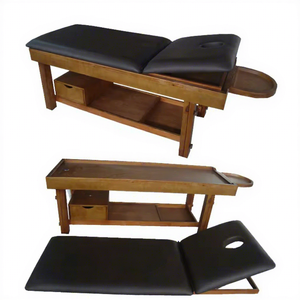 Lit en bois solide de <span class=keywords><strong>massage</strong></span> facial et extérieur de station thermale avec le cadre de <span class=keywords><strong>Shirodhara</strong></span> disponible pour des grossistes - Product Image 3