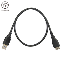 Hard Drive eksternal portabel, kecepatan tinggi USB 3.0 kabel Data Micro B 5A pengisian cepat untuk kamera komputer penggunaan nilon