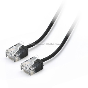 <span class=keywords><strong>Cable</strong></span> <span class=keywords><strong>de</strong></span> Conexión Ethernet CAT6A <span class=keywords><strong>UTP</strong></span> 10G, <span class=keywords><strong>Cable</strong></span> <span class=keywords><strong>de</strong></span> Cobre Puro 28/30AWG Ultrafino RJ45 para Armario <span class=keywords><strong>de</strong></span> Red, Negro, Azul, Amarillo - Product Image 2