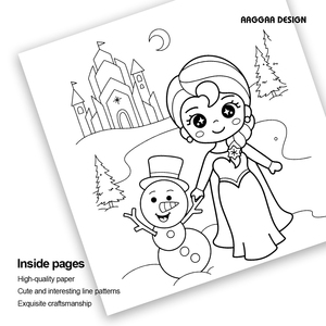 Livres de coloriage Blanche-<span class=keywords><strong>Neige</strong></span> personnalisés, très demandés, livres de coloriage artistiques pour enfants, bandes dessinées innovantes, impression personnalisée de livres - Product Image 6