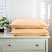 Taie d'oreiller en coton biologique brodée et tricotée, taille standard, antistatique, avec fibres d'argent, pour un sommeil amélioré et une énergie accrue, idéale pour la maison et l'hôtel
