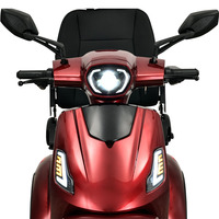 Scooter électrique 4 roues 1000W 25KM/H avec batterie amovible et design étanche pour personnes âgées - Stock UE