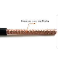Câble de microphone XLR équilibré mâle-femelle 3PMF01 Pro, cordon d'interconnexion audio 3 broches
