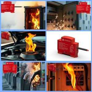 جهاز إطفاء الحريق بالأيروسول من نوع CFLC S بوزن 10 جرام مع شهادة CE/MSDS - Product Image 4