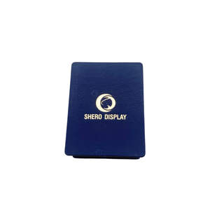 Shero Coffret à bijoux de luxe en velours bleu pour pendentif boucle d'oreille bague collier bracelet jonc - Product Image 5