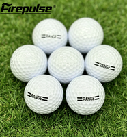 Balles de golf d'entraînement blanches à double couche, pour l'entraînement du swing en intérieur et en extérieur, fabricant OEM sur mesure