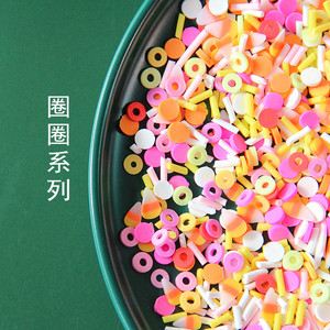 CHENXI 500G Rebanadas de Arcilla Polimérica con Forma de Dulces y Galletas Navideñas, Simulación de Chispas Comestibles, Relleno para Slime, Arte de Uñas DIY - Product Image 2