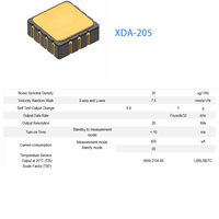 Sensor de Acelerómetro MEMS de Doble Eje de Grado Industrial, Rango de ±3g, Salida Digital, Paquete Cerámico CLCC, Sensor Inercial