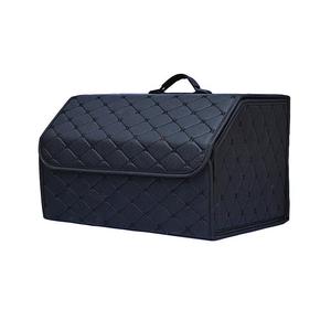 Organizador de coche plegable multifuncional <span class=keywords><strong>Mico</strong></span>, bolsa de almacenamiento colgante para el reposacabezas del coche, impermeable, de cuero de poliuretano - Product Image 2