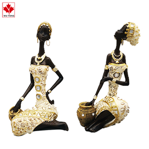 Sculptures en résine de femmes africaines de style <span class=keywords><strong>moderne</strong></span> pour le salon et la décoration de la maison - Product Image 1