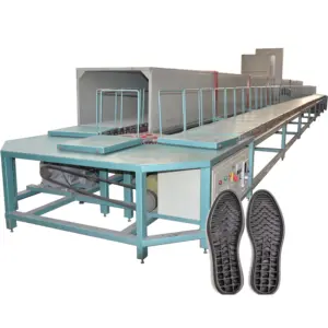 Factory Automatic PU Polyurethane Banana Shoe Plastic Sole& Insole Foam Injection Making Machine