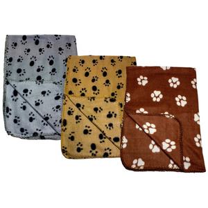 Disposable Cozy <strong>Paws</strong> <strong>Printed</strong> Fleece Blanket Mat for Cat Dog Pet Sleep Mat Pad Bed Cover Blanket - Product Image 6